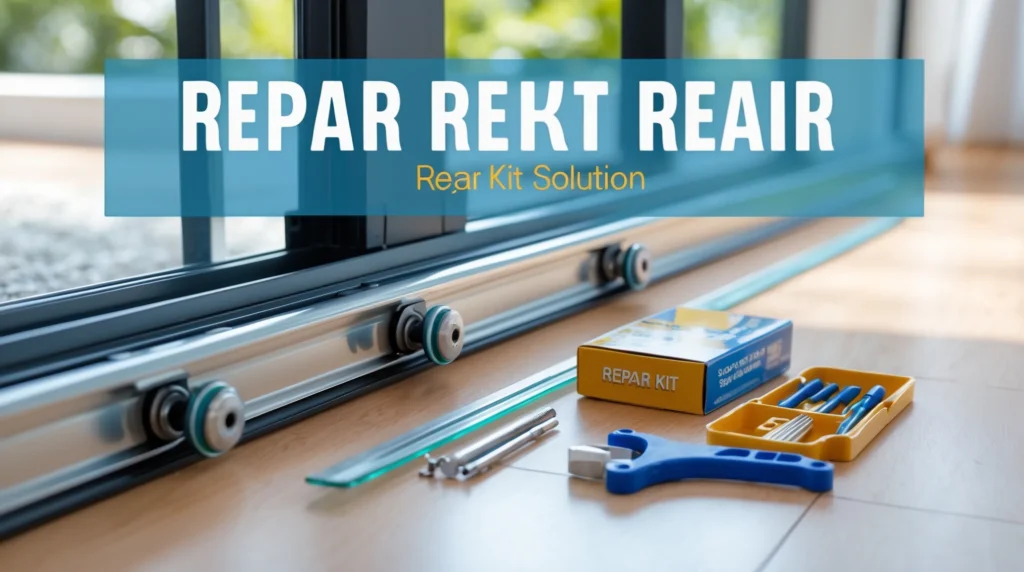 Sliding Glass Door Track Repair Kit Is a Practical Solution