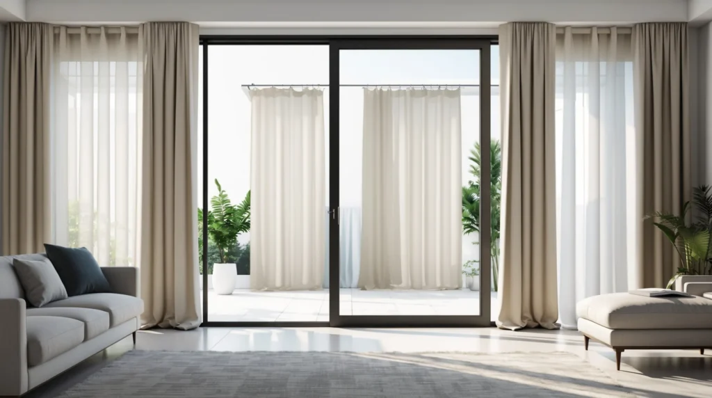 Why Choosing the Right Curtain Size for Your Sliding Glass Door Matters