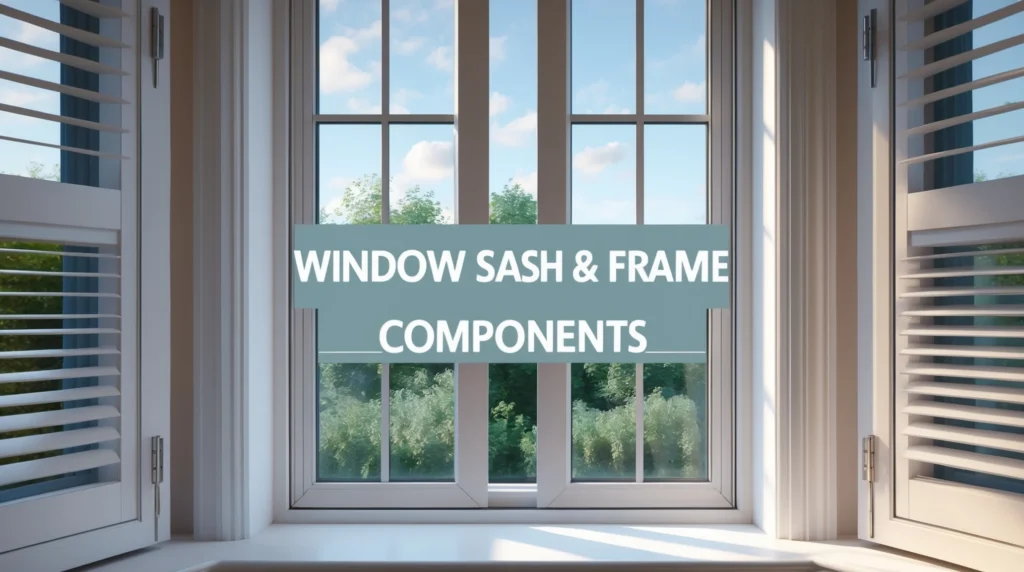 Window Sash and Frame Components That Matter