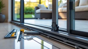 sliding glass door track repair kit