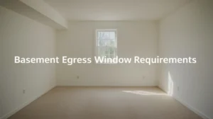 Basement egress window requirements