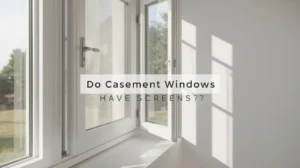 do casement windows have screens